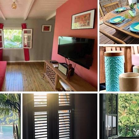 Habitation Baliache - Maison Creole Avec Jardin Privatif, Plage A 200M 德赛 外观 照片